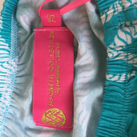 Macbeth Aqua Anchor Maxi Dress XS And Small NWT - Picture 4 of 5